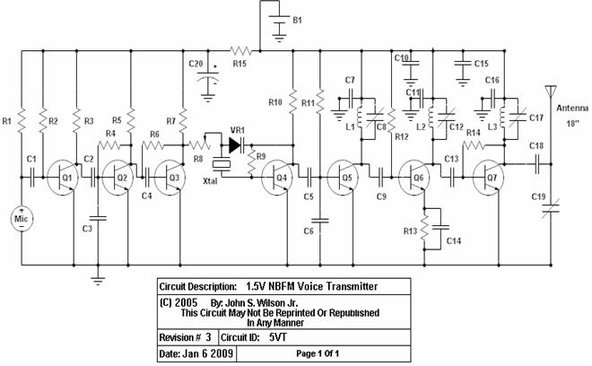 Spy FM Transmitter circuit