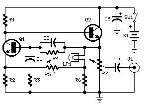 1KHz Sinewave Generator circuit