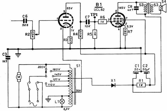 Replacing old capacitors circuit