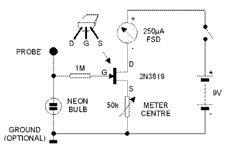 electrometer schematics – Circuit Schematic