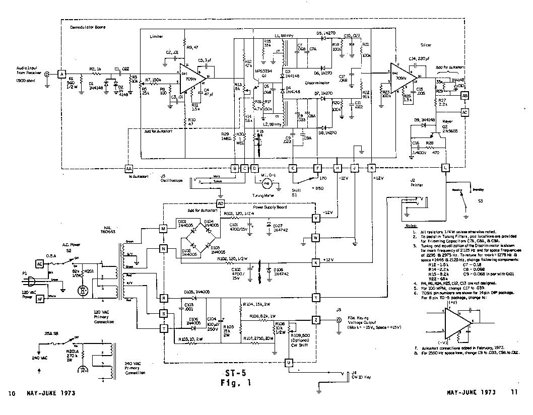 UPDATED ST-5 MAINLINE DEMODULATOR circuit