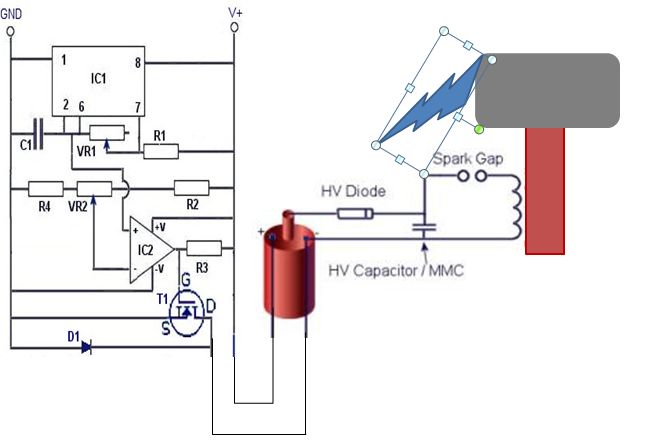 DIY Mini Tesla Coil circuit