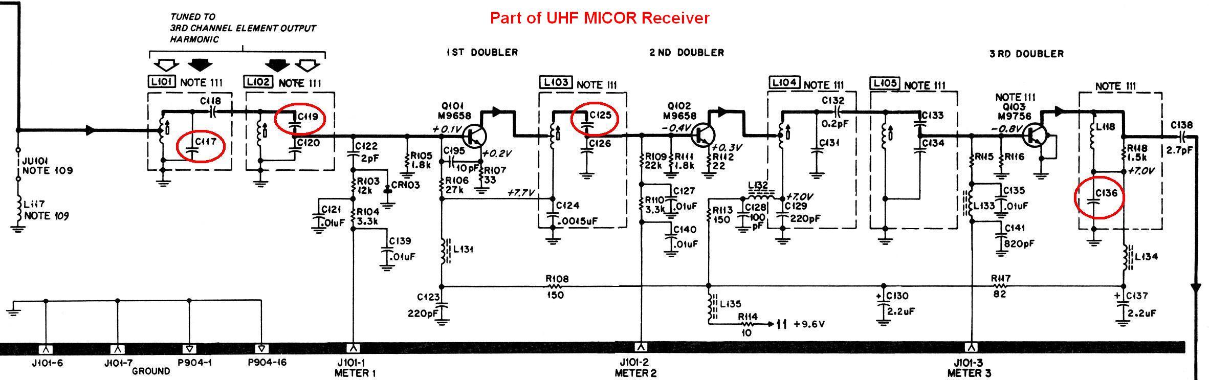 Improving the MICOR Receiver for 435-450 MHz circuit