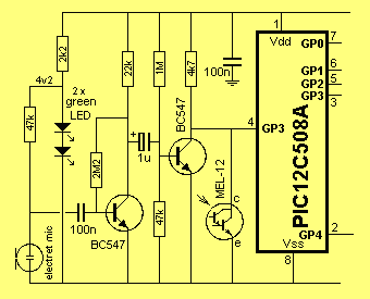 Robot Beacon with PIC12C508A