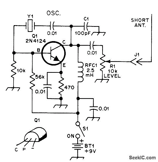 UNIVERSAL TEST OSCILLATOR circuit