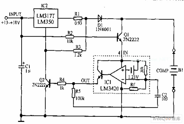 Lithium ion battery charging circuit diagram circuit