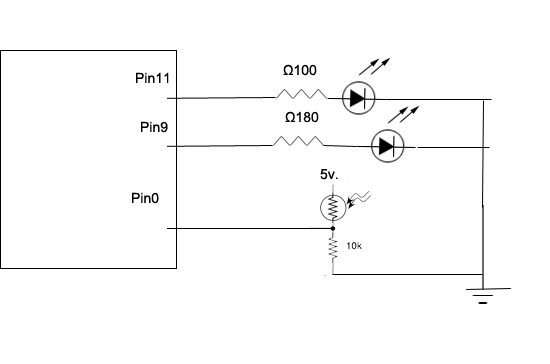 Xbee doorbell project circuit