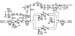 4 watt 900mhz rf amplifier circuit