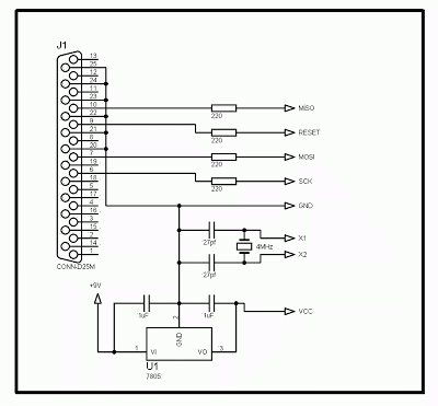 avr programmer circuit
