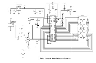 Schematics Digital Blood Pressure Meter – Circuit Schematic