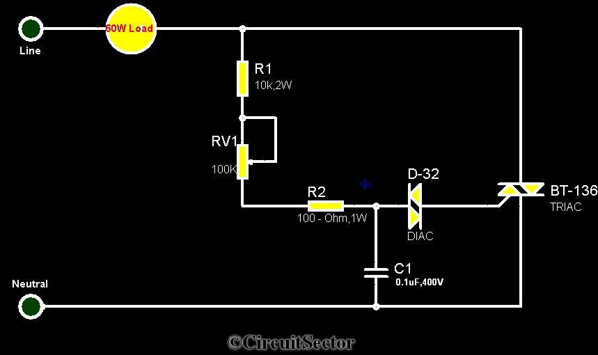 Simple Electronic Fan Regulator Circuit PCB circuit