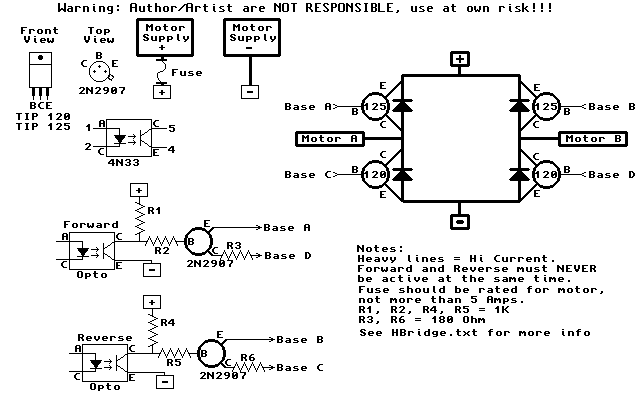 H-Bridge – Circuit Schematic