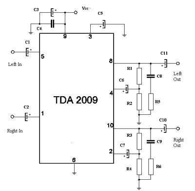 High quality 10w audio amplifier circuit