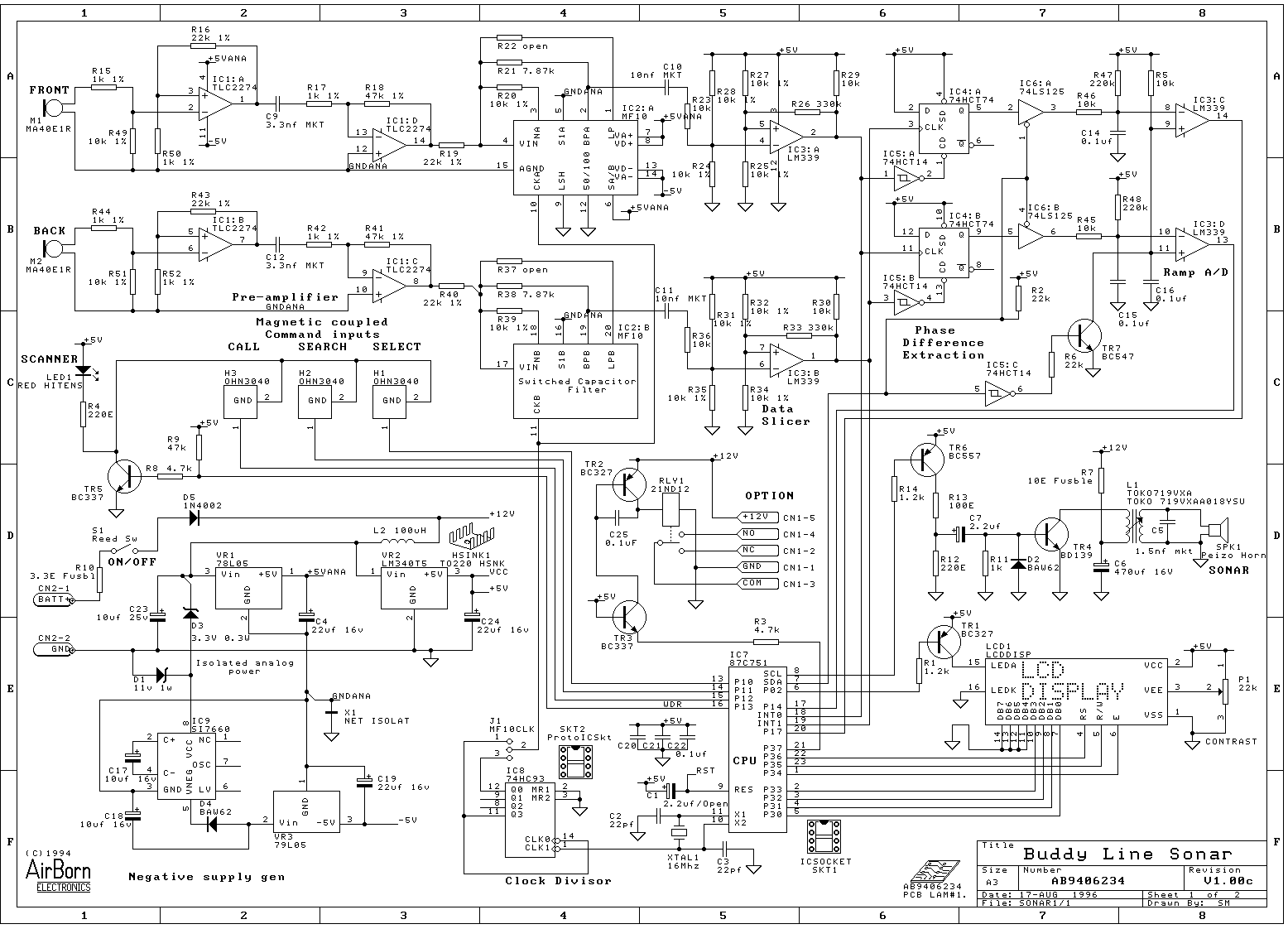 AirBorn Electronics project circuit