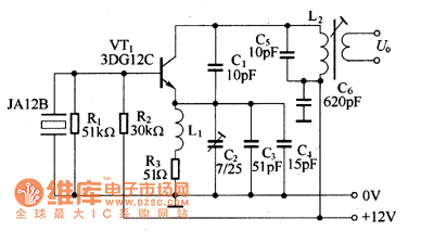 27MHz crystal oscillator circuit