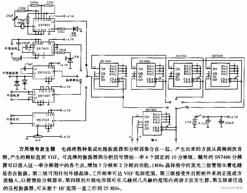 The Multi-purpose signal generator circuit