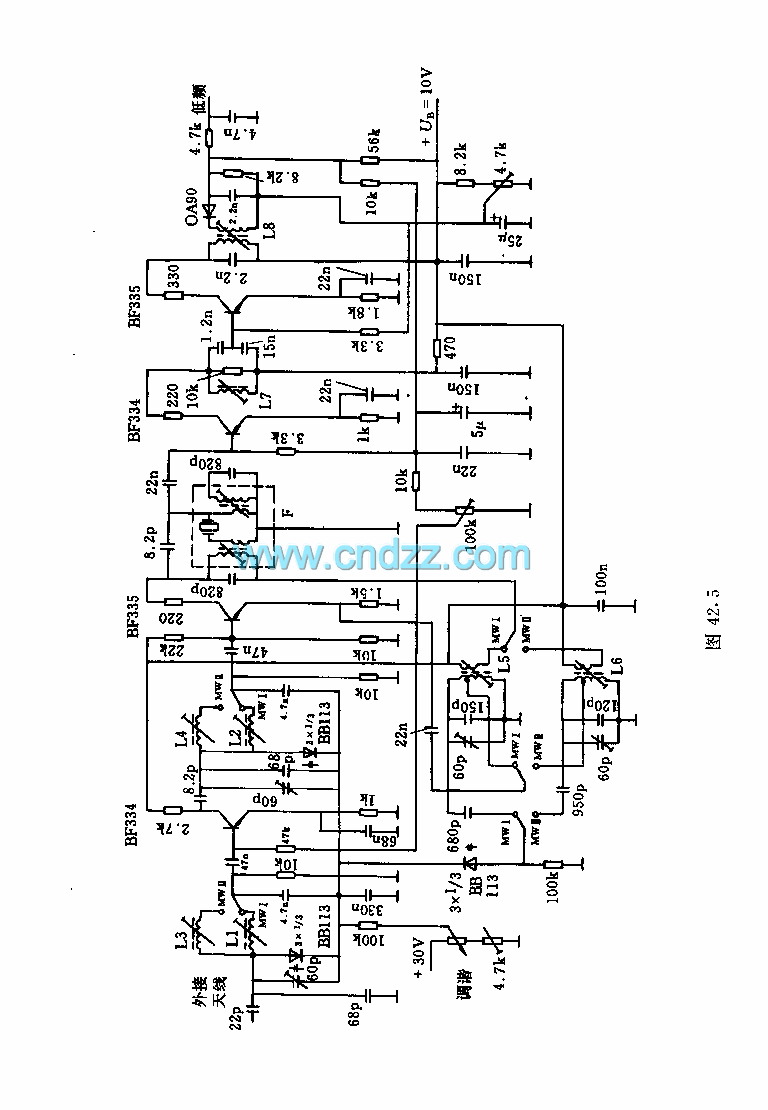 Automobile AM radio circuit