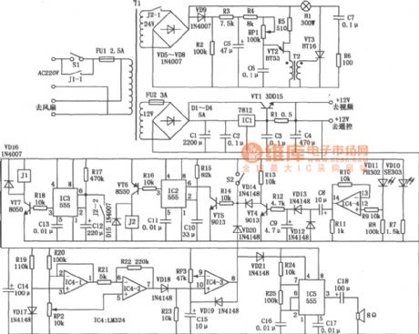TWO OUADRANT EXPONENTIAL CONTROL circuit