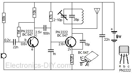 Mini FM Transmitter circuit