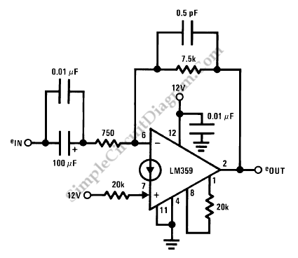 LM359 Video Amplifier circuit