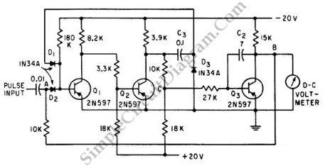 Peak Pulse Voltmeter circuit