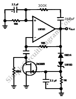 Wien Bridge Sine Wave Oscillator circuit
