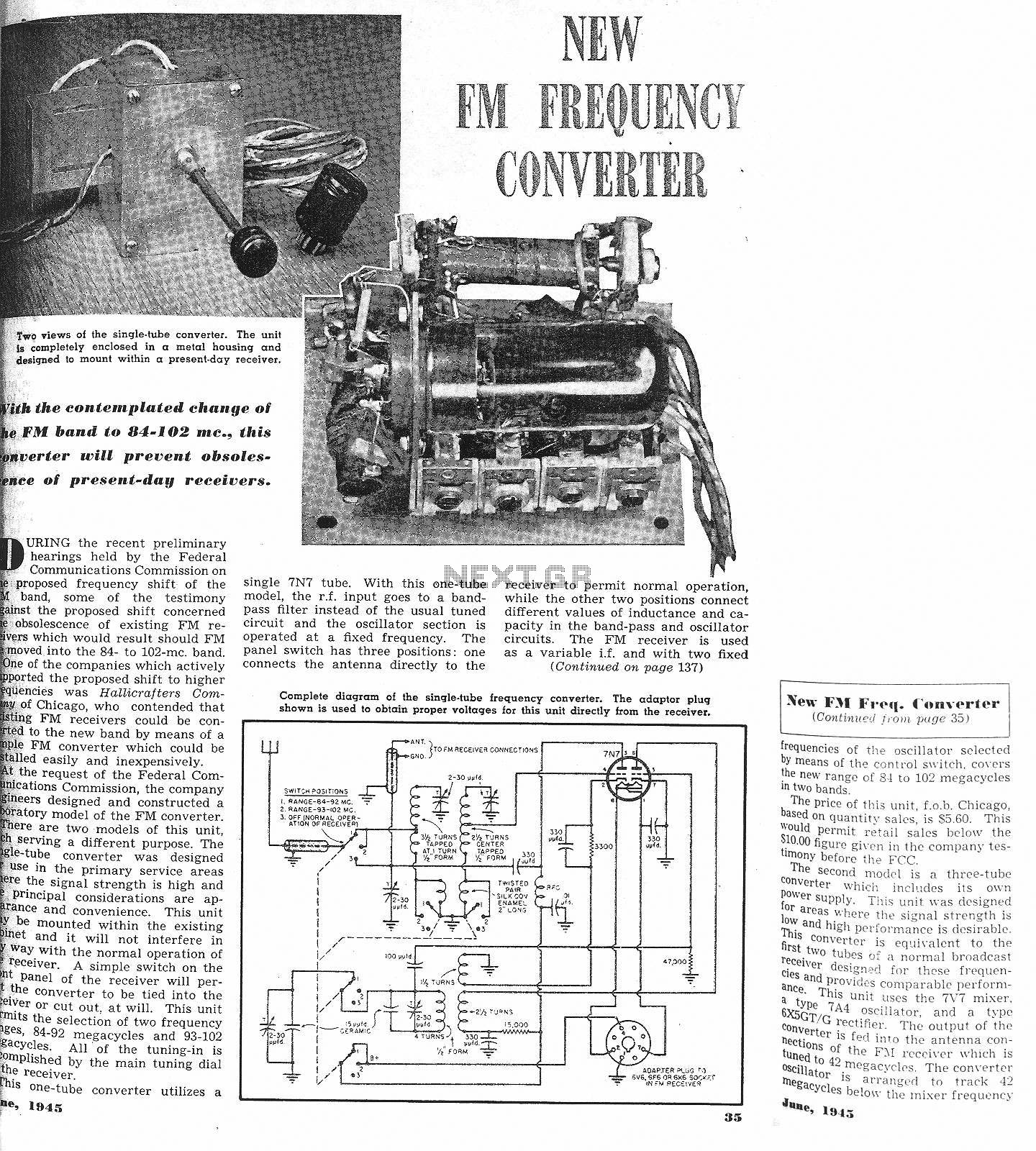 carrier current fm receiver circuit