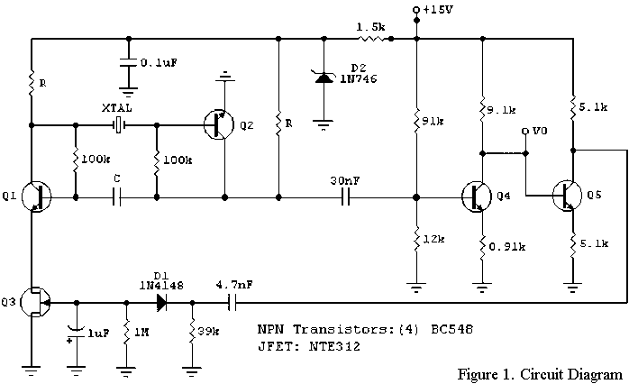 A Low-Frequency Crystal Controlled Oscillator circuit