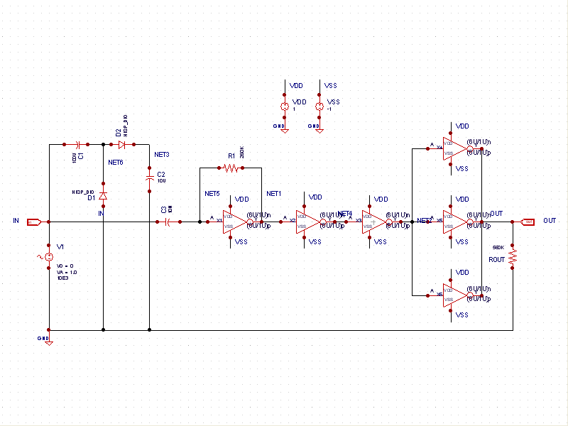 Sine to Square Wave Converter circuit