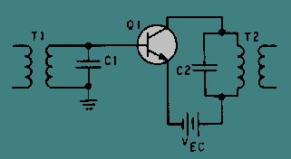 RF amplifier coupling circuit