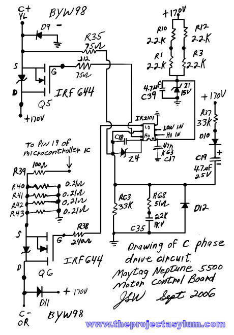 Maytag Neptune Schematic circuit