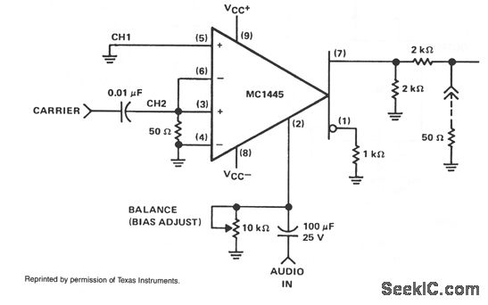 BALANCED MODULATOR circuit