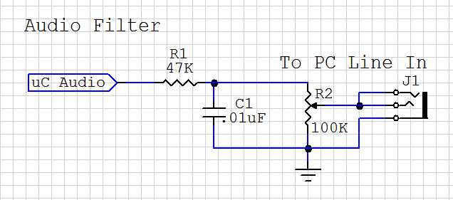 Arduino Audio DAC Options circuit