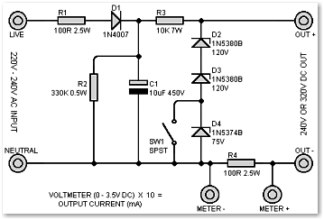 High Voltage Electrolytic Capacitor Reformer circuit