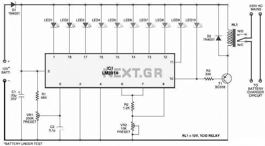 Simple Battery Level Indicator circuit