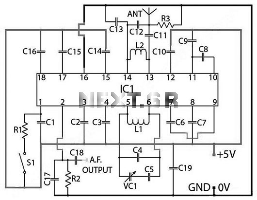 TDA7000 FM Radio Receiver Circuit