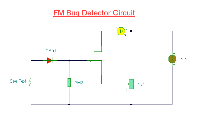 Surveillance Transmitter Detector circuit
