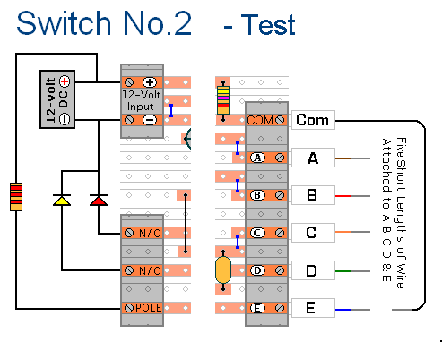 Keypad Operated Switch No2 - testing your circuit