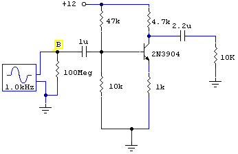 Measuring Impedance with Circuit Maker circuit