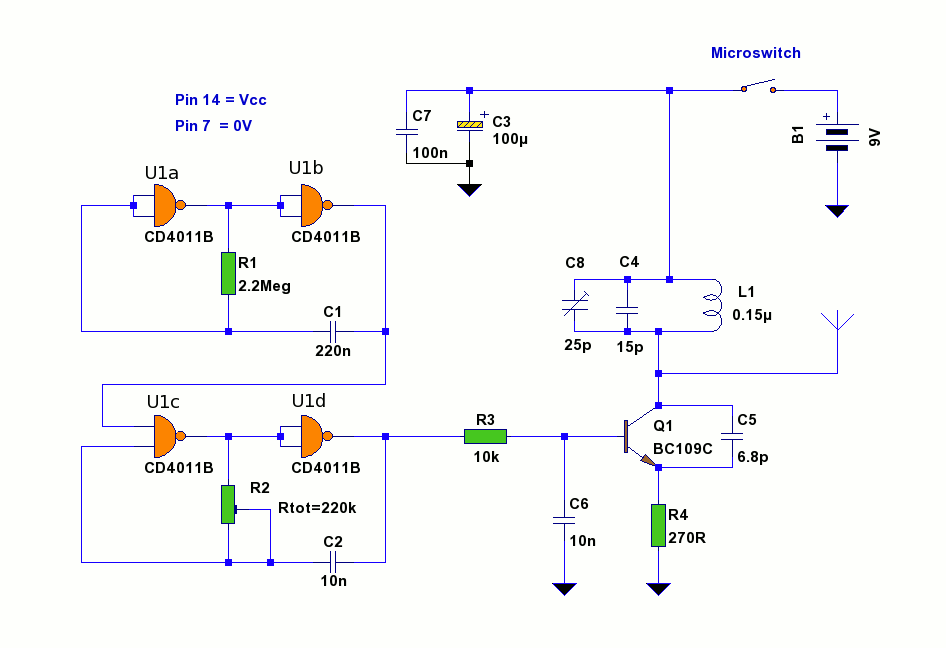 electronic mouse trap circuit