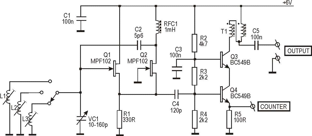 Simple RF Signal Generator circuit