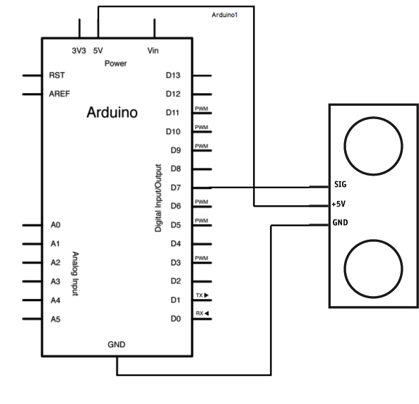 Arduino Ping circuit