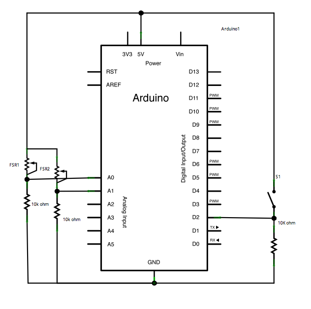 Arduino Serial Call Response circuit