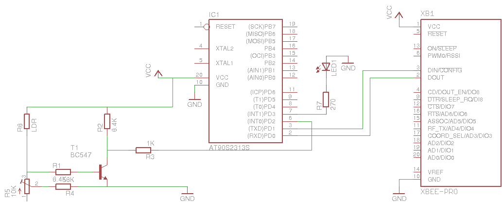 monitoring electricity usage at home – Circuit Schematic