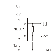 VCO with NE567 circuit