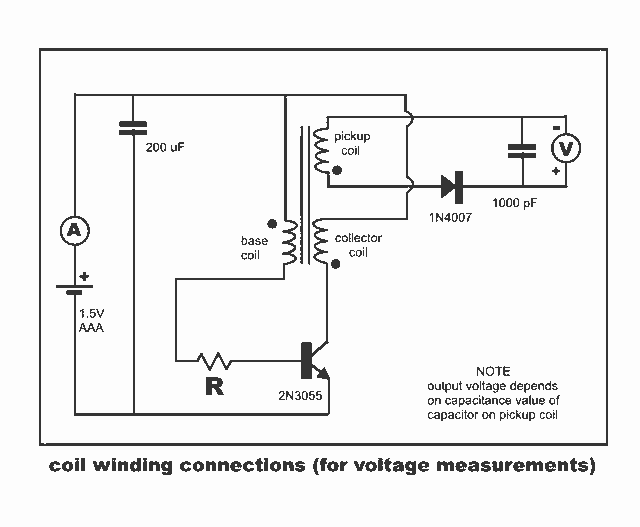 Joule Thief Circuit Diagram circuit