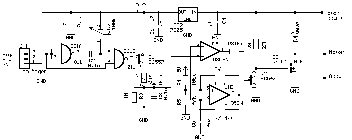 Speed controller 2 – Circuit Schematic