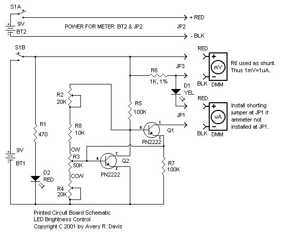 Light Pollution Meter circuit