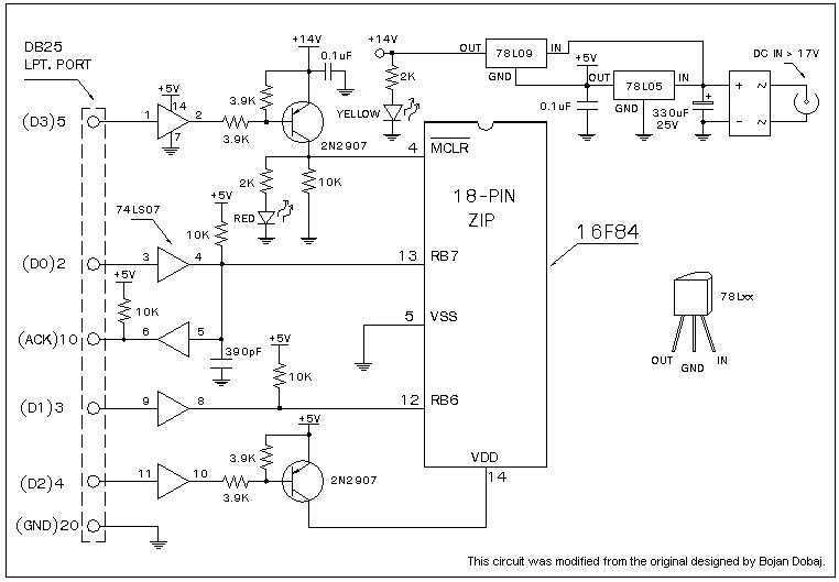 F84-Programmer – Circuit Schematic
